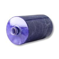 Bouteille de parfum Chine Vente en gros Vaporisateur en verre dépoli unique 4oz en bouteilles rondes violettes blanches opaques de 50ml Bouteille de parfum de 100ml