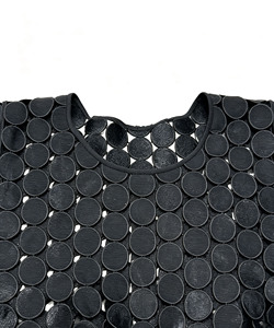 <span class=keywords><strong>SHENHE</strong></span> - Blusas sin mangas para mujer, transparentes, con diseño de lunares, asimétricas, estilo chaleco, para verano, color negro, tela Dobby pequeña - Product Image 3