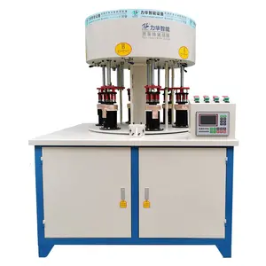 Six-station rotary induction brazing machine for kettles