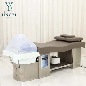 Cama <span class=keywords><strong>de</strong></span> Champú Eléctrica para Spa Japonés <span class=keywords><strong>de</strong></span> <span class=keywords><strong>Cabeza</strong></span> Más Vendida para Salón <span class=keywords><strong>de</strong></span> Belleza con Terapia Curva para la <span class=keywords><strong>Cabeza</strong></span> y Lavado <span class=keywords><strong>de</strong></span> Cabello para Masaje Tailandés <span class=keywords><strong>de</strong></span> Acero Inoxidable - Product Image 1