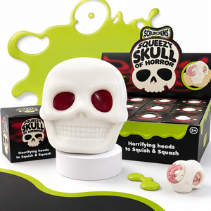 Giocattolo Antistress Morbido a Forma di Teschio Luminoso al Buio, Giocattolo Squishy per Regali di Halloween - Product Image 5