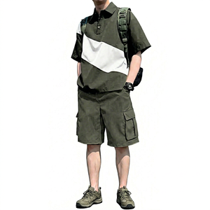 Men's Bermuda Shorts Casual Utility Short Pants Multi Pocket Drawstring Quick Dry Breathable Summer Workwear - Product Image 1