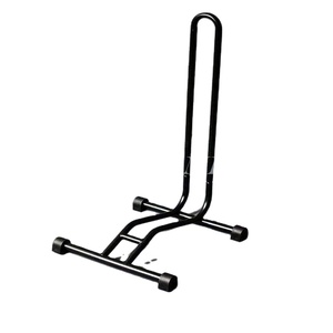 Support de stationnement pour vélo en acier stable en forme de L, support de rangement portable pour vélo de montagne et de route, garage et exposition en magasin - Product Image 1