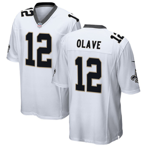 Maillot de football américain blanc 2026 New Orleans, personnalisé, brodé, pour jeunes, tenue de sport - Product Image 3
