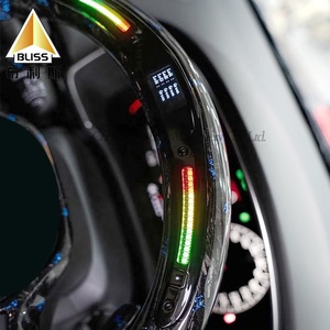 Modifikasi bagian mobil roda kemudi dayung Shifter listrik roda kemudi mobil tombol <span class=keywords><strong>Spinner</strong></span> untuk Honda City - Product Image 5