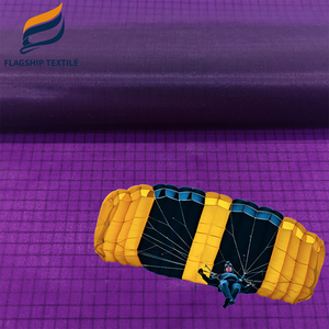 Tessuto per <span class=keywords><strong>Paracadute</strong></span> in Nylon 66 Ripstop Siliconato 30D da 45 Grammi, a Zero Porosità, per Parapendio e <span class=keywords><strong>Paracadute</strong></span> - Product Image 1