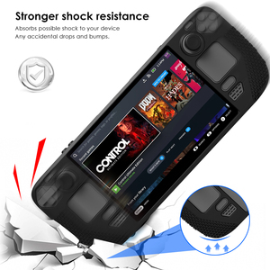 Silikonhülle für Steam Deck Rutschfester Griff Schutzhülle für Steam-Konsole Spielzubehör Steam Deck Hülle - Product Image 4