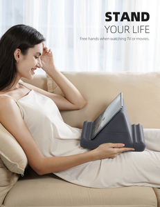 Lamicall PL02 Almohada de Lectura, Soporte Suave <span class=keywords><strong>para</strong></span> Tablet, Cojín de Cama con Bolsillo Lateral, Soporte <span class=keywords><strong>para</strong></span> Teléfono Móvil - Product Image 2