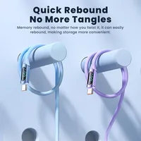 Cable USB Tipo-C Toocki 6A 66W de Carga Rápida USB2.0 con Silicona Líquida para Mate 60 50 P50 para S23 para 13