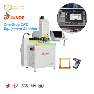Máquina combinada de corte, perforación y fresado de perfiles de aluminio JD-X500-3 con sierra de 45 y 90 grados para gabinetes, armarios, ventanas y puertas - Product Image 1
