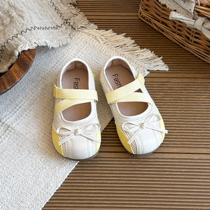 Zapatos Planos de Ballet Estilo Mary Jane Vintage para Niñas, Primavera-Otoño 2026, con Lazo, Suaves, para Niños - Product Image 4