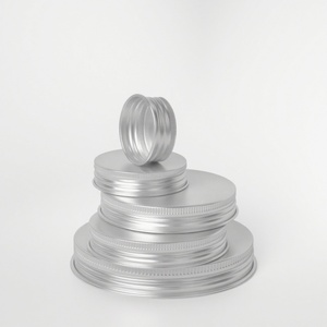 Wholesale High Quality Sliver Caps for Bottles/<b>Jars</b>/ Containers Aluminum Lids - Product Image 1