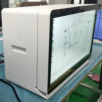 Écran publicitaire numérique CMS Cloud avec boîtier tactile capacitif et écran LCD transparent de 55 à 85 pouces