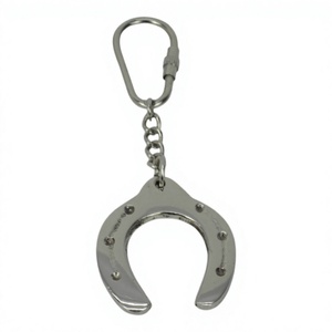 Trending Horse <b>Shoe</b> Keyring Collectable Promotional Accent Gift Item Metal Custom Keychains Lightweight New-Equestrian Keyrings - Product Image 1