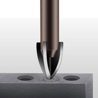 3-12mm Cross Hex Tile Drill Bit Set pour le verre, la céramique, l'ouvreur de trous de béton, la brique, l'alliage dur Triangle Bit Tool Kit Taille 6mm 8mm