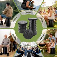 Chaise de pêche d'extérieur pliable et escamotable améliorée, tabouret portable repliable – Vente en gros
