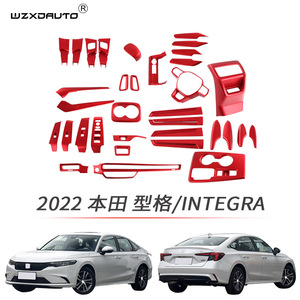WZXD Kits Rojos Brillantes de Alta Calidad, Accesorios de Decoración Interior para Automóviles, Compatibles con Integra 2022 - Product Image 6