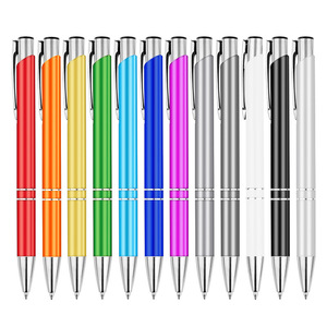 Business High-end Ballpoint <b>Pens</b> Metal Push Button Refill Portable Promotional <b>Pen</b> - Product Image 5