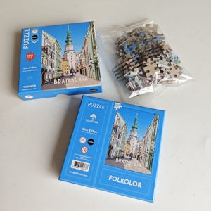 Rompecabezas de 100 Piezas de Alta Calidad, Personalizado, a Todo Color, de Cartón, Educativo, con Diseño de Bratislava, Eslovaquia, para Adultos - Product Image 6