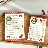 Blocs-notes de Noël festifs A4, design de personnages mignons, notes de mémo, logo personnalisé disponible, cadeaux de Noël parfaits