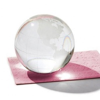 Cristal clair de table globe pour souvenirs cadeaux faveurs