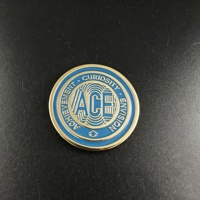 Badge en métal émaillé personnalisé, sans trou, plaqué or, pour récompense de performance, épinglette magnétique personnalisée