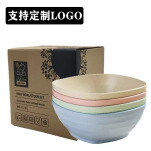 Bol en paille de blé rond 120 ml, bol pour repas d'enfants, vaisselle écologique - Product Image 5