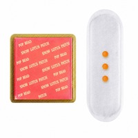 Protège-slips aux herbes Burst Beads, super doux, avec couche supérieure en coton, sans ailettes, respirants, antibactériens, soin vaginal naturel aux herbes