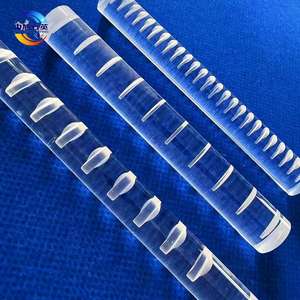 צינור קוורץ מחורץ מדויק מוט קוורץ טהור במיוחד לציוד אופטו-אלקטרוני למחצה - Product Image 2