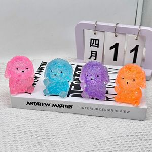 2025 Juguete de peluche pequeño con forma de perro, transfronterizo, creativo, con polvo dorado, de rebote, para descompresión, de EVA, para cachorros, de malta, para apretar, creativo - Product Image 5