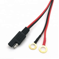 SAE ke O konektor cincin dengan pemegang sekering kabel ekstensi 2 Pin SAE colokan kabel konektor cepat Harness