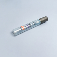 Pompe cosmétique à double chambre acide acrylique 15ml Obm Odm Double Tube Pompe de séparation sans bouteille de gaz avec double pompe