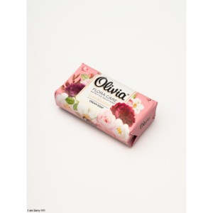 Flora Care Love Bouquet Premium Cream Bar <b>Soap</b> with Coconut Oil and Glycerin for Hands and Body 140 g Olivia - Product Image 3