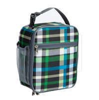 Sac à déjeuner isotherme imperméable Oxford moderne personnalisé pour enfants - Mini glacière thermique de 20 L pour l'école et la randonnée, violet
