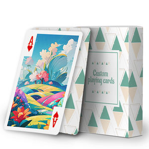 Le carte da gioco di Poker di carta personalizzabili all'ingrosso progettano il tuo Logo - Product Image 6
