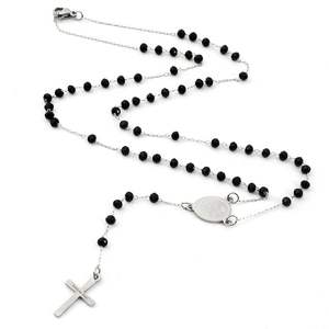 BMZ 2022 collier chapelet religieux de bonne qualité, <span class=keywords><strong>argent</strong></span> et or de 3mm - Product Image 6