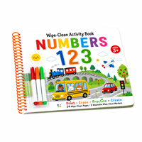 Livre de coloriage éducatif ODM pour tout-petits, livre d'apprentissage personnalisé de l'alphabet et des chiffres ABC, livre de dessin, impression en gros