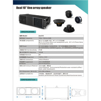 AM210 Enceinte Line Array Professionnelle Double 10 Pouces 800W à Haute Puissance pour Spectacles en Direct et Tournées – Vente en Gros Usine