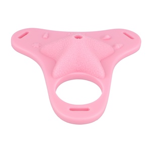 เข็มขัดรัดอวัยวะเพศชายแบบซิลิโคน สายรัดยางยืดแบบหนังเสริม  ห่วงรัดอวัยวะเพศ ของเล่นทางเพศสำหรับผู้ชาย - Product Image 5