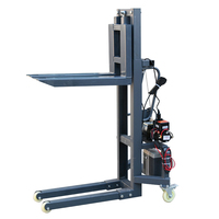 Mini chariot élévateur à fourche, mini transpalette, mini élévateur de marchandises, 300 kg, batterie lithium portable, chariot élévateur à fourche, grue élévatrice, chariot élévateur