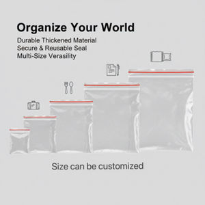 Emballage alimentaire de qualité alimentaire à fond carré, scellage robuste, réutilisable pour céréales, légumineuses, fruits secs, lait et aliments pour animaux de compagnie - Product Image 6