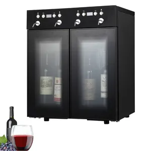Wijn Bar Commerical Dual Regeltemperaturen Zone Machine Elektrische Koelkast Cooler Wijn Dispenser