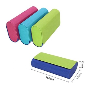 Đôi du lịch có thể gập lại Kính mắt Organizer xách tay kính hộp trường hợp nhiều lưu trữ kính mắt kính Túi - Product Image 5