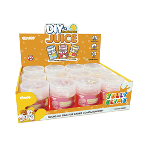 2025 nuevos tipos de Kits de limo DIY, jugo de plástico hecho a mano, limo de gelatina en rosa, melocotón, amarillo, naranja, colores de frutas - Product Image 1