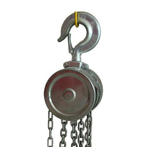 Peralatan pengangkat konstruksi Manual kerekan tangan baja tahan karat dengan rantai Sling jembatan derek - Product Image 5