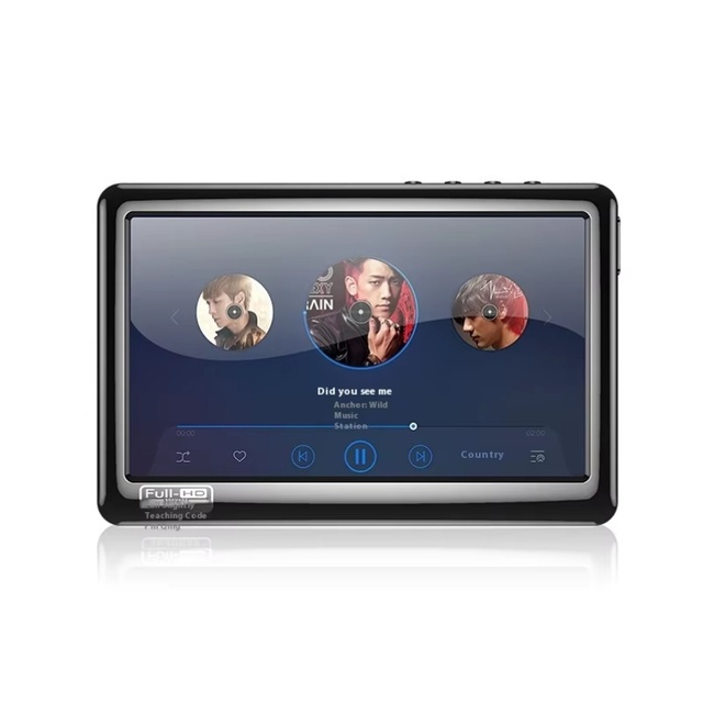 Custom Android Wireless MP3 Player 5.0" Touch Screen 800x480 Resolution Built-in Speaker WiFi BT Music Recorder Removable Memory