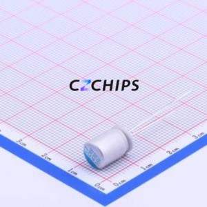 Condensador Sólido ORE471M1CBK-0812, Componente de Orificio Pasante (THT), D8xL12mm 470uF 20% 16V 3.5mm - Product Image 1