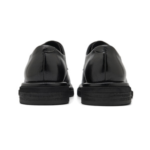 Chaussures Oxford pour homme en cuir véritable de haute qualité, style britannique, formelles, à semelle souple, couleur unie, pour mariage et soirée - Product Image 5