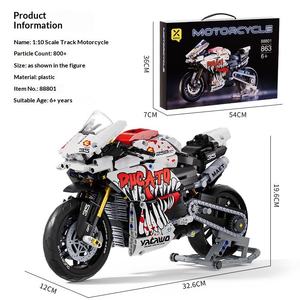 Jouet de construction éducatif en plastique, voiture de Formule 1, compatible avec les voitures de sport, modèle 1:10, pour garçons, assemblage, décoration - Product Image 6