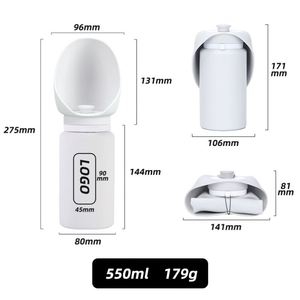 Zero Odor Silicone Pet Travel <b>Bottle</b> Soft Silicone Three Color for Pet Outside Trip - Product Image 5